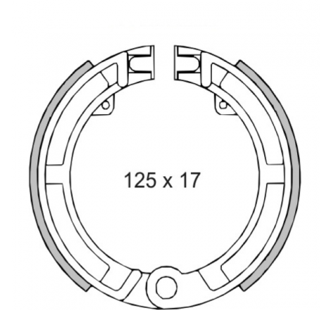 Ganasce freno anteriori RMS Classic Piaggio Vespa 50cc/Et3/Primavera 125cc 266506