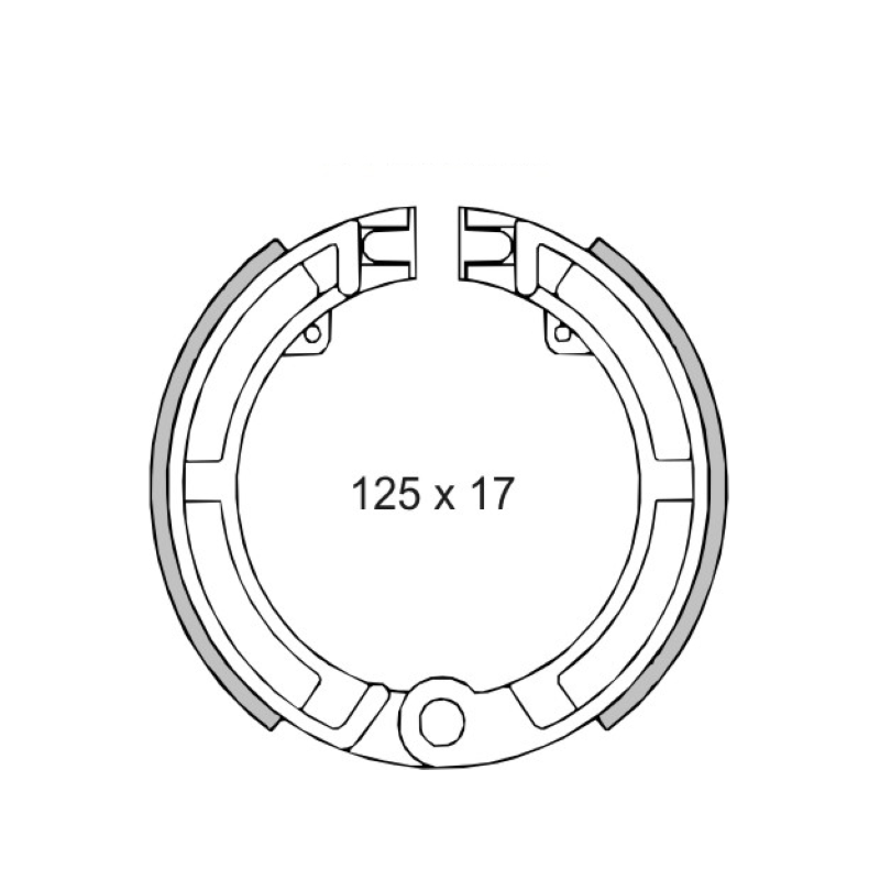 Ganasce freno anteriori RMS Classic Piaggio Vespa 50cc/Et3/Primavera 125cc 266506