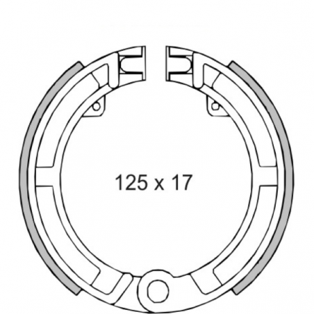 Ganasce freno anteriori RMS Classic Piaggio Vespa 50cc/Et3/Primavera 125cc 266506