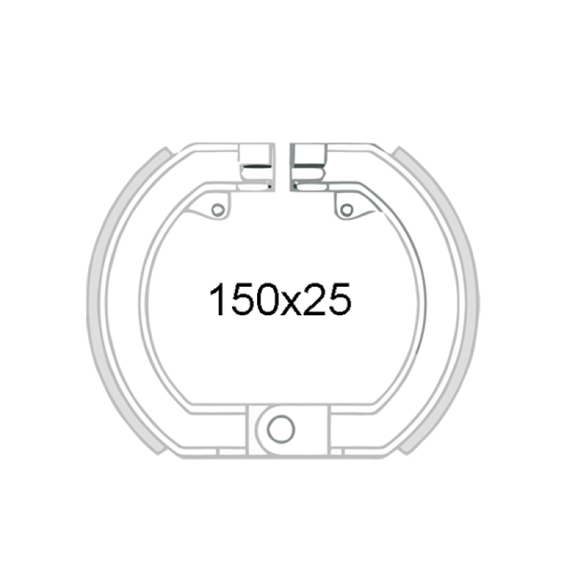 Ganasce freno anteriori RMS Classic Piaggio Vespa Sprint veloce 150cc 026832