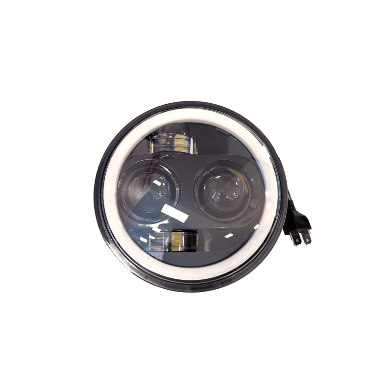 Fanale completo anteriore Evok Iron Led per Vespa PK Disegno PX