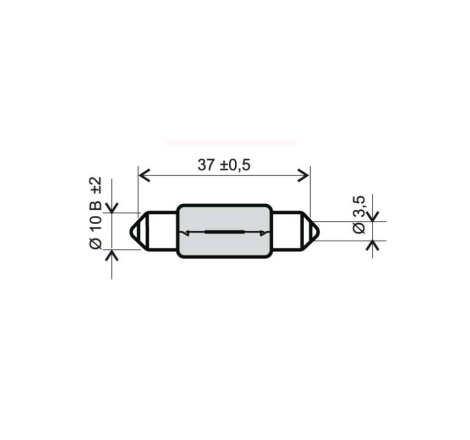 LAMPADA A SILURO 12V 5W