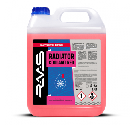 Liquido radiatore antigelo rosso RMS 25 L