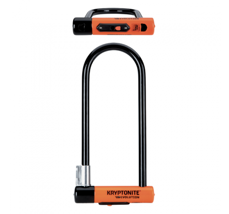 Lucchetto U-Lock EVOLUTION LS - nero arancio