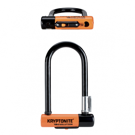 Lucchetto U-Lock MINI-9 - nero arancio