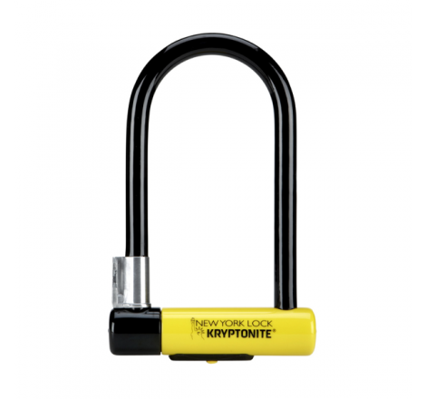 Lucchetto U-Lock NEW YORK STANDARD - nero giallo