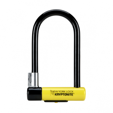 Lucchetto U-Lock NEW YORK STANDARD - nero giallo